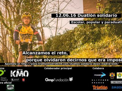 Duatlón solidario, deporte en personas de síndrome down