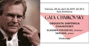 Cartel de la gala Chaikovsky a beneficio de Down Madrid