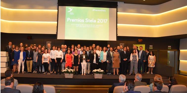 Foto de grupo de los Premios Stela a la inclusión laboral de Down Madrid