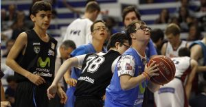 Equipo inclusivo de baloncesto de Down Madrid All Star