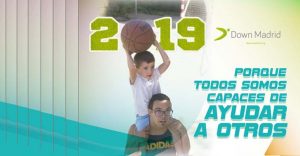 Portada del Calendario Solidario 2019 de Down Madrid