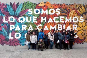 Grupo de personas con discapacidad de Down Madrid en una actividad de ocio