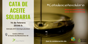 Cata de aceite solidaria Down Madrid