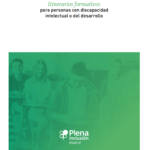 Itinerarios formativos para personas con discapacidad intelectual o del desarrollo